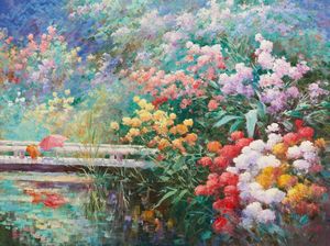 "Flower Pond" Ming Feng