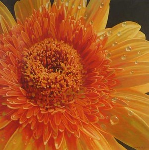 "Garden Sunburst" Oil painting on Canvas Gerald Mendez