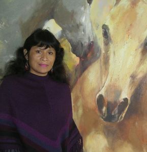 Artist Gladys Morante