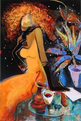 "First Snow, First Letter" Artist Irene Sheri 