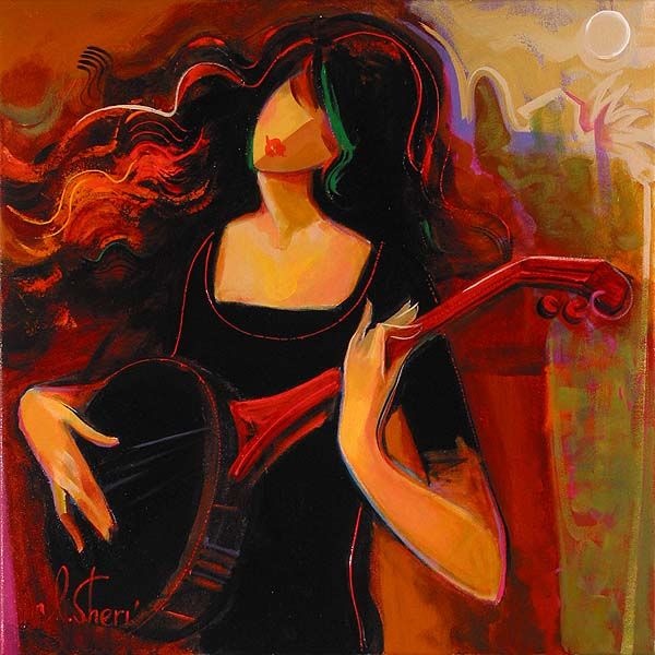 "She's So Pretty" Artist Irene Sheri  Oil