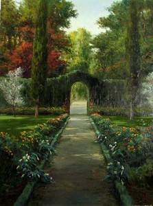 "Garden Pathway" Artist Joan Colomer Valls