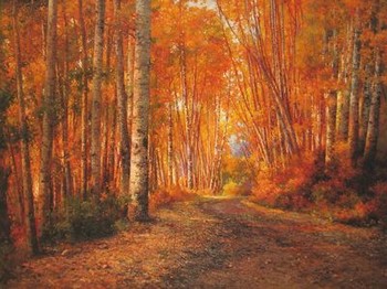 "Autumn in Provence" Oil Painting