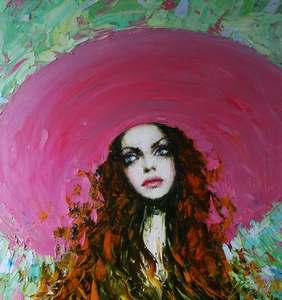 Taras Loboda "Solange" Oil on Canvas, 39" x 52"