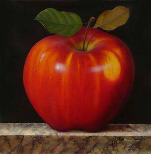"The Big Apple"  Oil Painting by Victor Cadillo