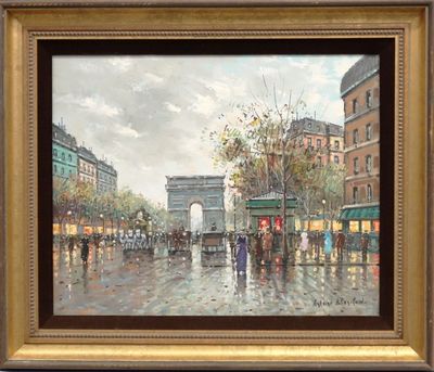 Antoine Blanchard "Heart of Paris" oil painting