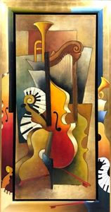 "Orchestration" by Emanuel Mattini original acrylic on canvas