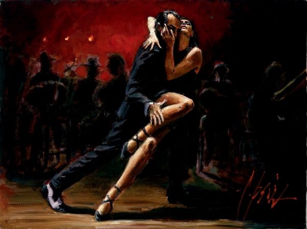 Fabian Perez "Tango in Red"