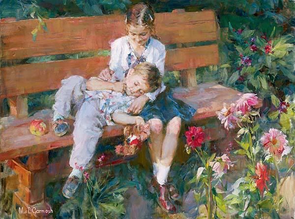 "Garden Treasures" Garmash Giclee