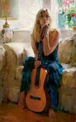 "Guitar Play" Artists Michael and Inessa Garmash - Giclees