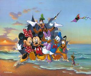 "Mickey and Gangs Grand Entrance" Jim Warren