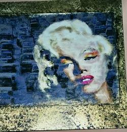 "Marilyn" Mixed Media OIL