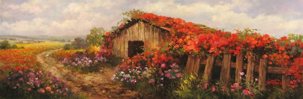 "Hideaway" Original Oil by Paul Guy Gantner