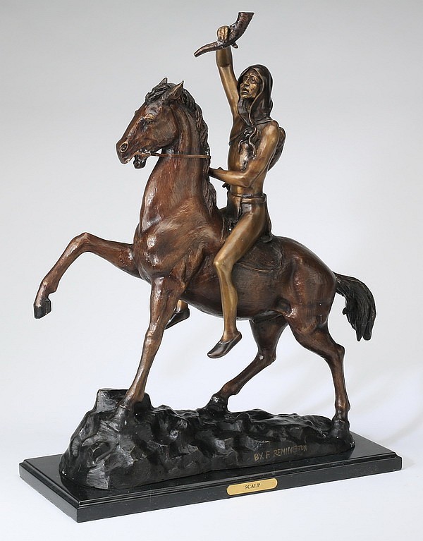 Frederic Remington sculpture "Scalp"