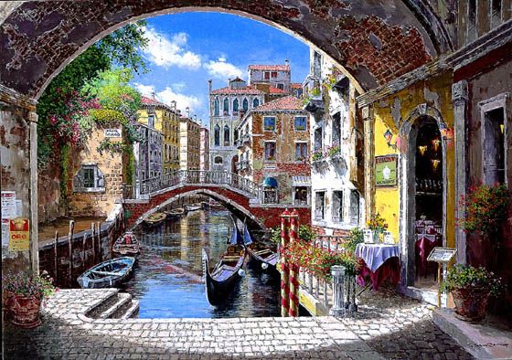 S. Sam Park "Archway to Venice"