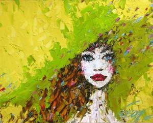 Taras Loboda "Amelie" Oil on Canvas