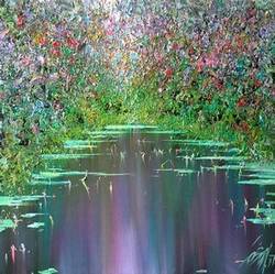 Taras Loboda "Grotto" Oil on Canvas, 33" x 47"