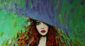 Taras Loboda "Rebecca" Oil on Canvas, 31" x 52"