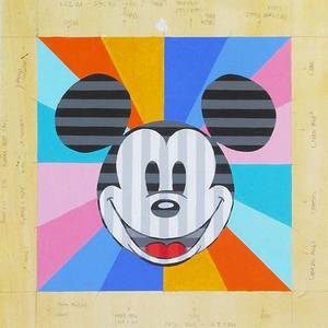 "Mickey Emits Rays of Happiness" 