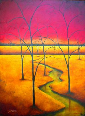 "Vermillion Evening" by Tina Palmer